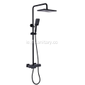 Square Black Piano Keys Thermostatische Dusche für Badewanne